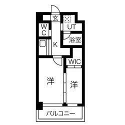 アトリオフラッツ大楠の物件間取画像